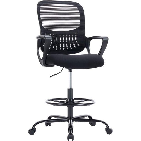 Ergonomic Drafting Chair Tall Standing Desk Office Chair