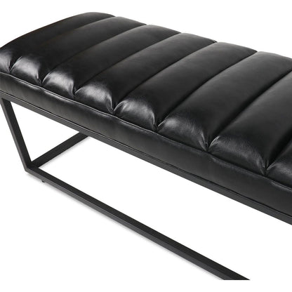 Metal Base Upholstered Bench for Bedroom for Entryway