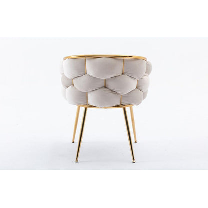 Luxury modern simple leisure velvet single sofa chair bedroom lazy person household dresser stool manicure table back chair turquoise set of 2