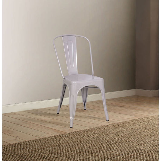 Jakia Side Chair (Set-2) in Silver