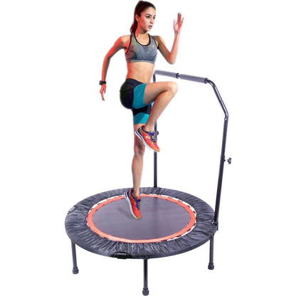 40 Inch Mini Exercise Trampoline for Adults or Kids - Indoor Fitness Rebounder Trampoline with Safety Pad Max. Load 300LBS