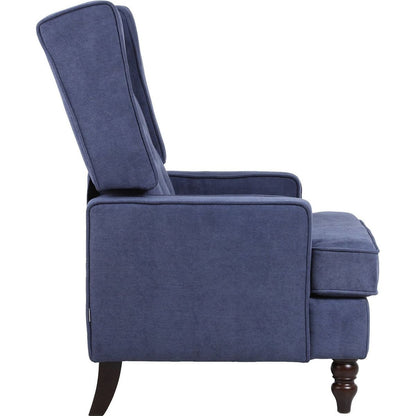 living room Comfortable rocking chair accent chair Navy fabric