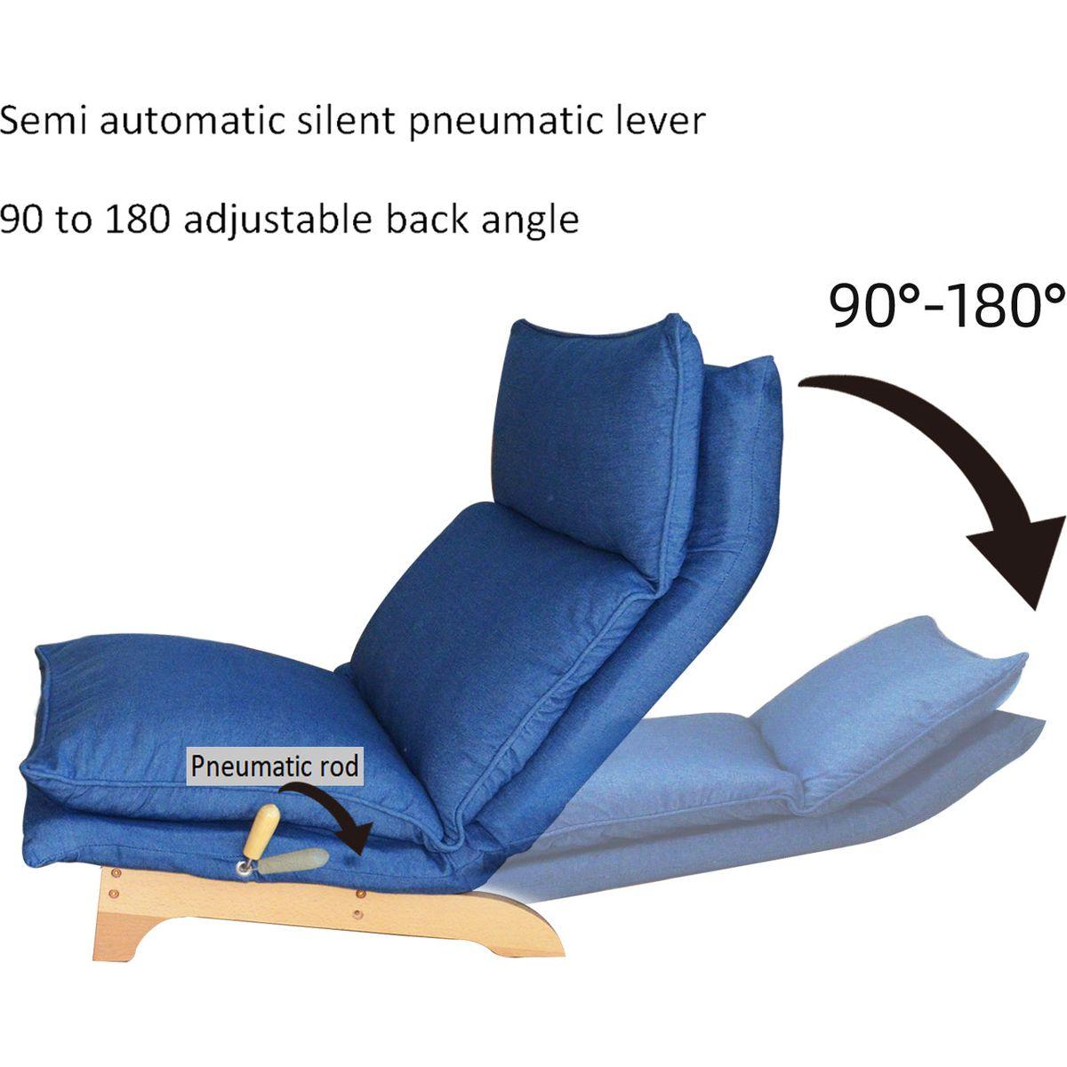 Lazy sofa balcony leisure chair bedroom sofa chair foldable reclining chair leisure single sofa functional chair