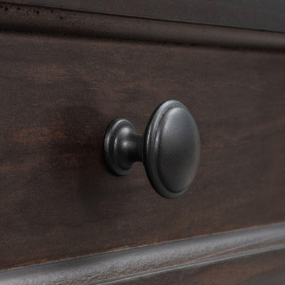 Console Table/Sofa Table with Storage Drawers and Bottom Shelf for Entryway Hallway (Espresso) - Streamdale Furniture