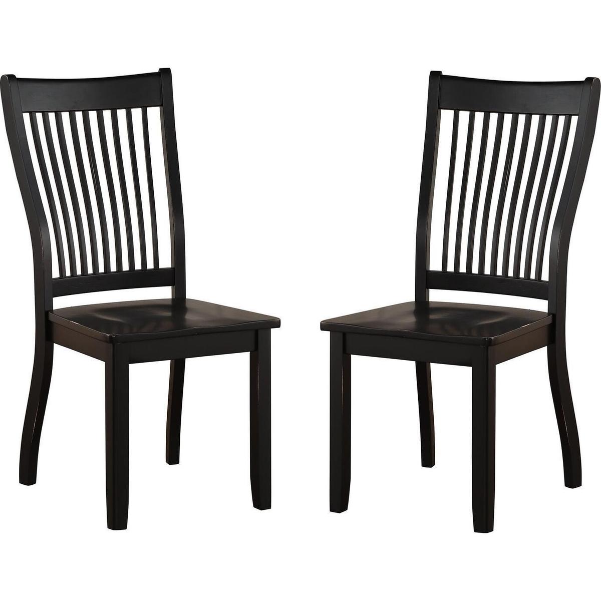 Renske Side Chair (Set-2) in Black