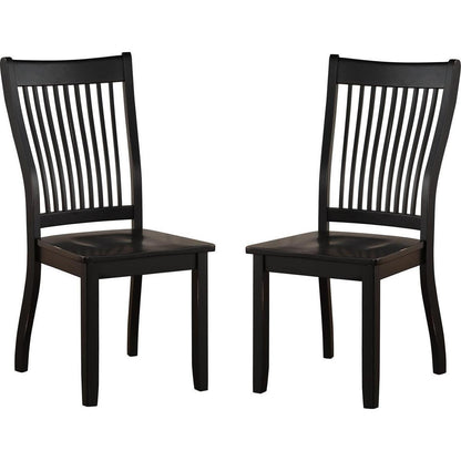 Renske Side Chair (Set-2) in Black