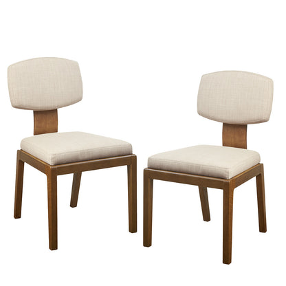 Lemmy Armless Upholstered Dining Chair Set of 2