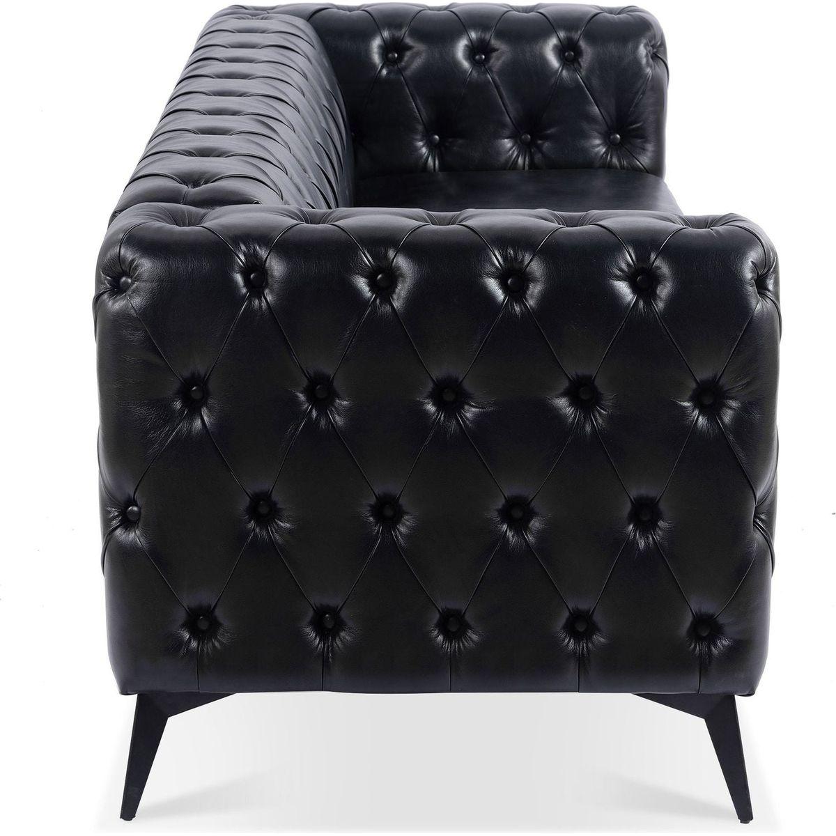 84.06 Inch Width Traditional Square Arm removable cushion 3 seater Sofa