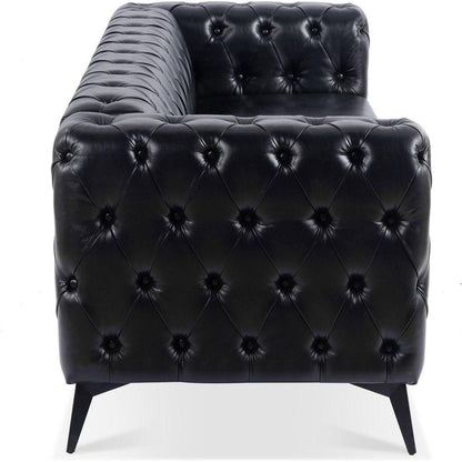 84.06 Inch Width Traditional Square Arm removable cushion 3 seater Sofa