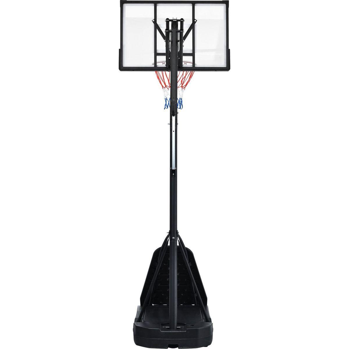 Portable Basketball Hoop Basketball System 8-10ft Height Adjustable for Youth Adults LED Basketball Hoop Lights, Colorful lights, Waterproof uper Bright to Play at Night Outdoors,Good Gift for Kids