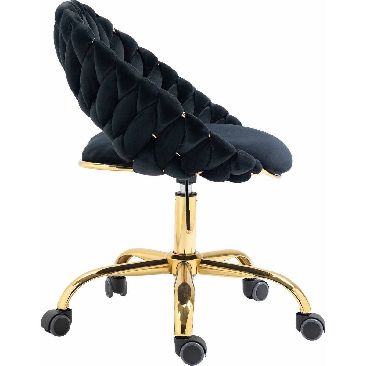 Computer Chair Office Chair Adjustable Swivel Chair Fabric Seat Home Study Chair