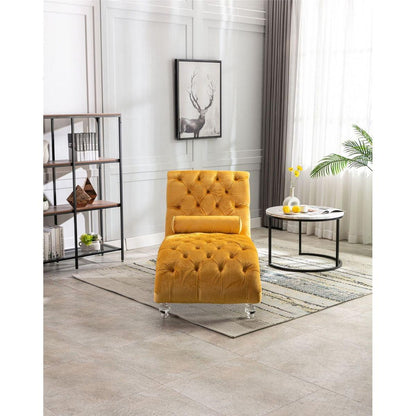 Leisure concubine sofa with acrylic feet