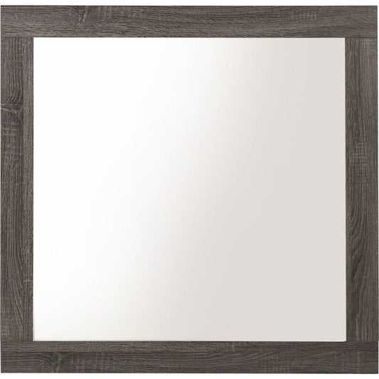 Avantika Mirror, Rustic Gray Oak