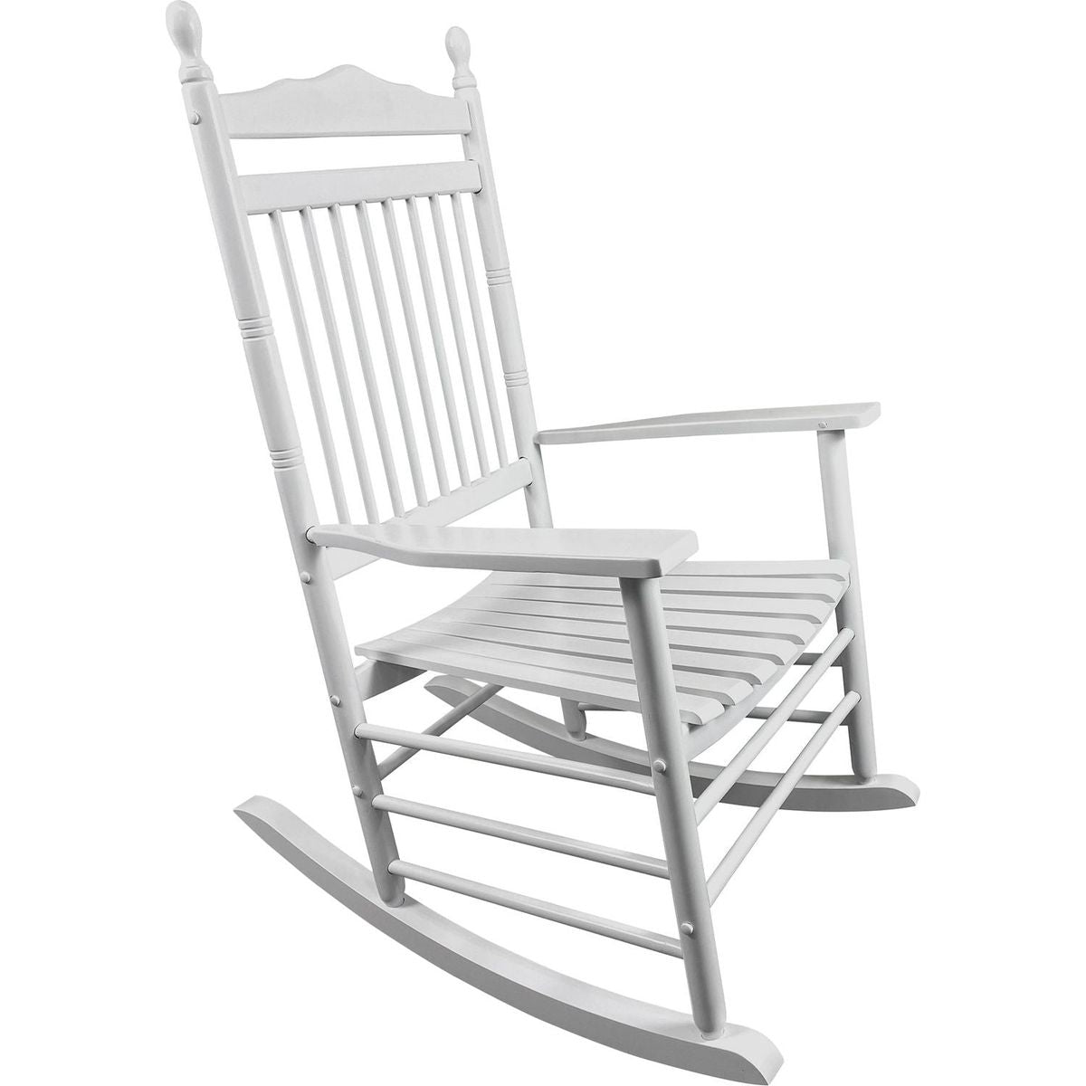 BALCONY PORCH ADULT ROCKING CHAIR - WHITE