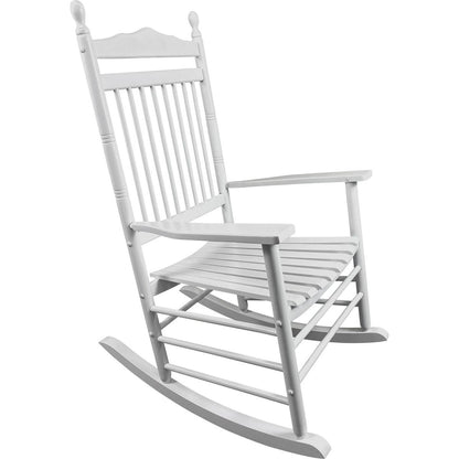 BALCONY PORCH ADULT ROCKING CHAIR - WHITE