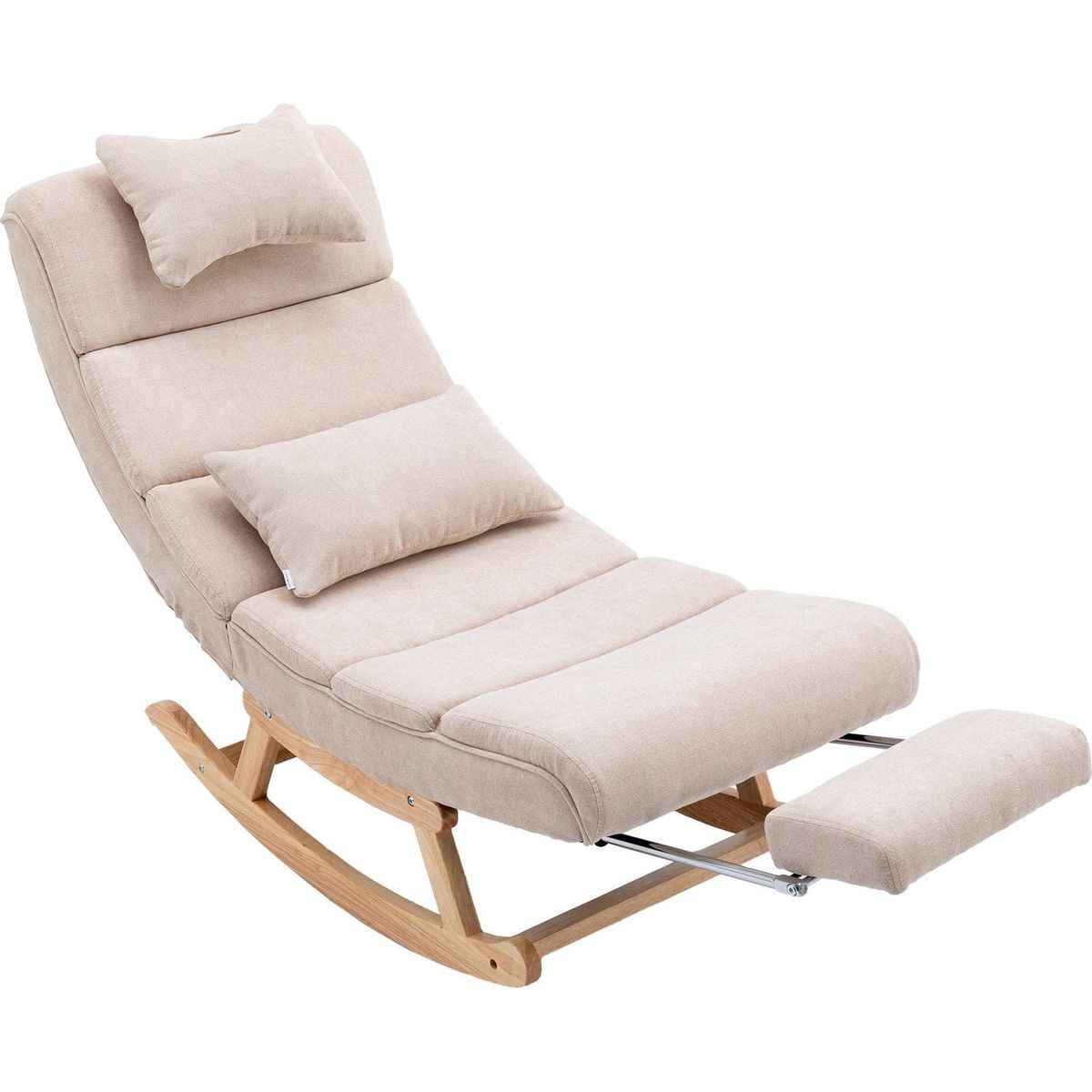 living room Comfortable rocking chair living room chair Beige