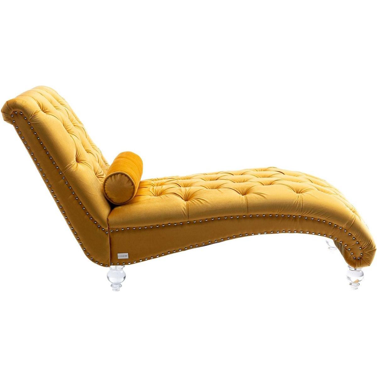 Leisure concubine sofa with acrylic feet