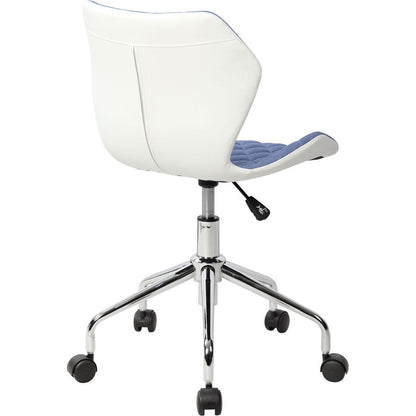 Modern Height Adjustable Office Task Chair, Blue