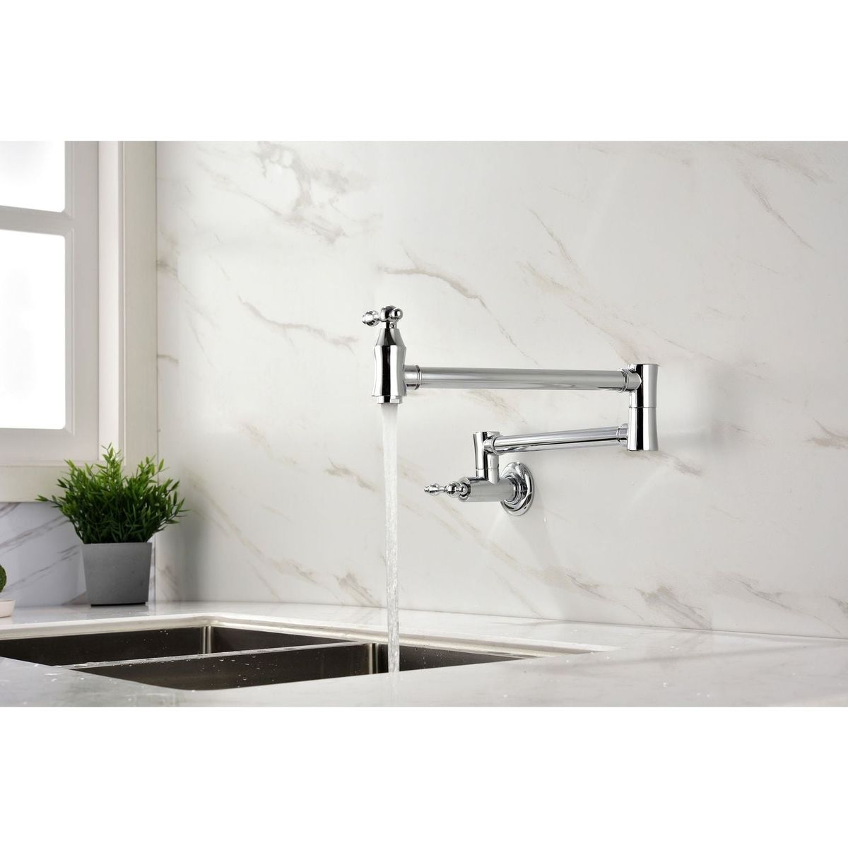 Pot Filler Faucet Wall Mount