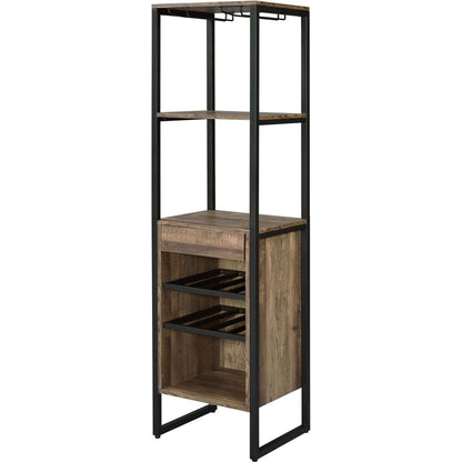 NarikWine Rack in Weathered Oak