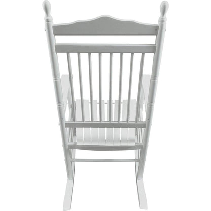 BALCONY PORCH ADULT ROCKING CHAIR - WHITE