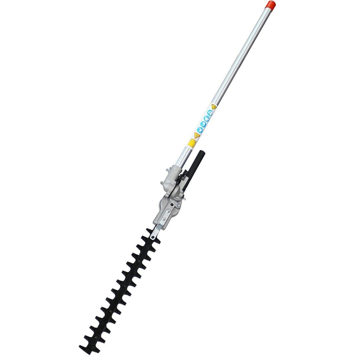 8 in 1 Multi-Functional Trimming Tool, 56CC 2-Cycle Garden Tool System with Gas Pole Saw, Hedge Trimmer, Grass Trimmer, and Brush Cutter EPA Compliant