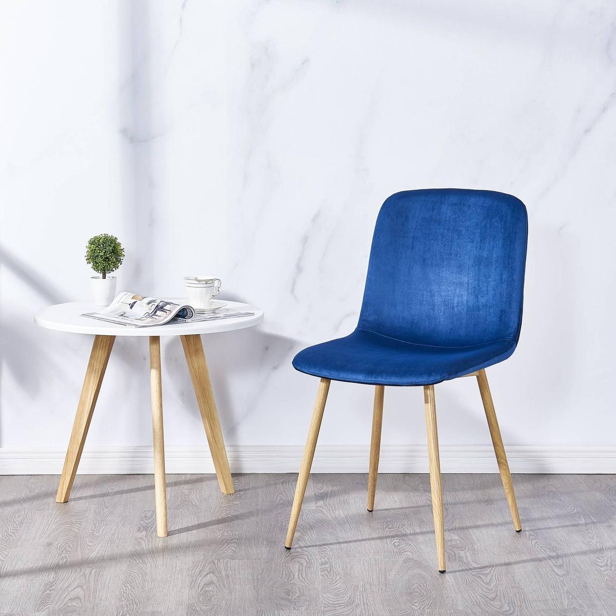 DINING CHAIR BLUE 1PC/1CTN