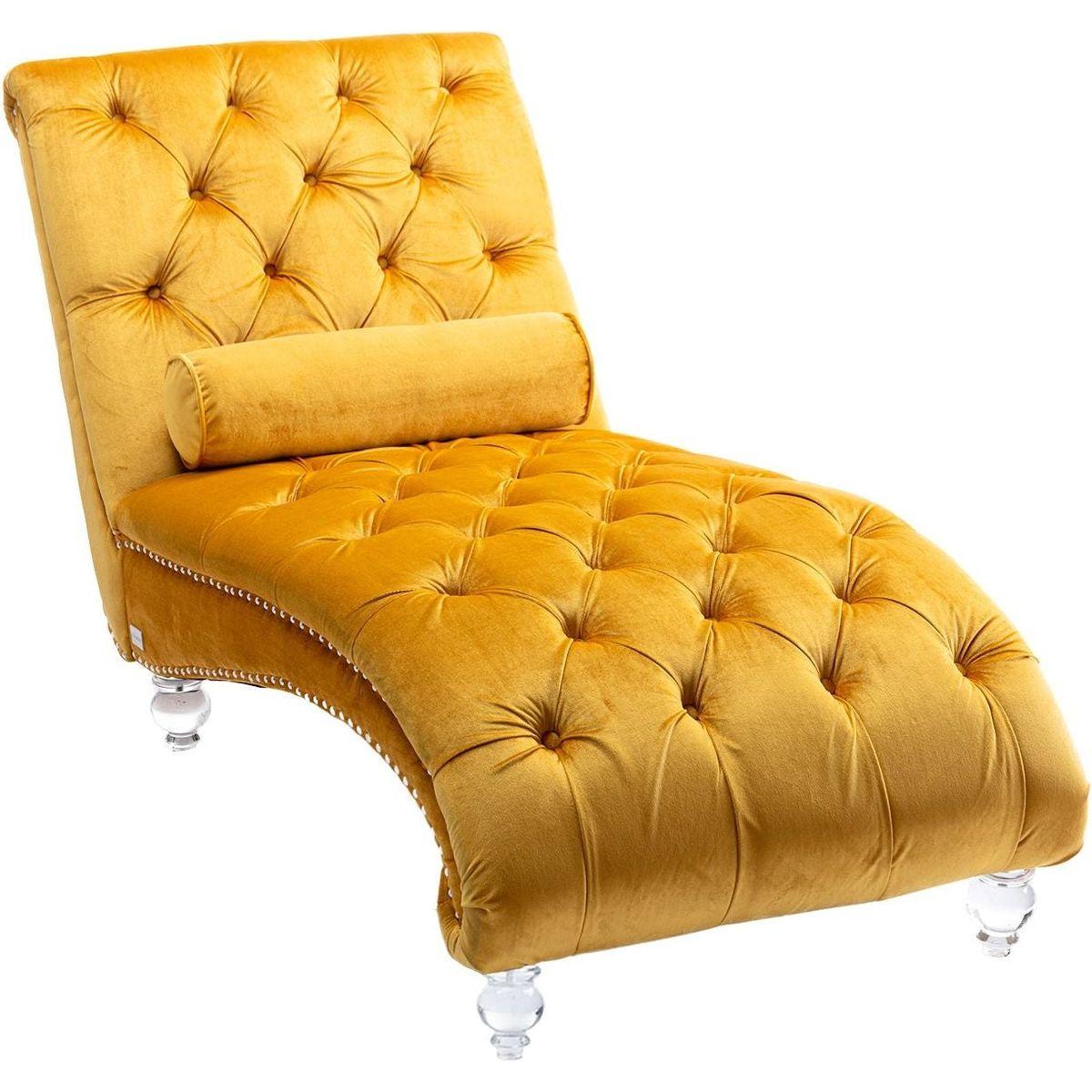 Leisure concubine sofa with acrylic feet