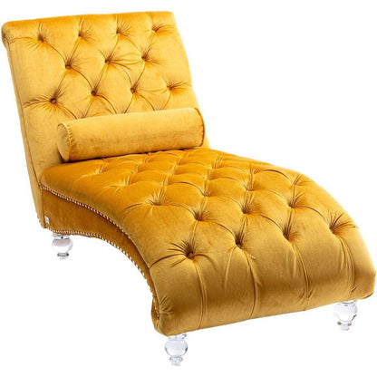 Leisure concubine sofa with acrylic feet