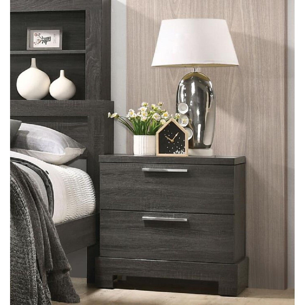 Lantha Nightstand in Gray Oak