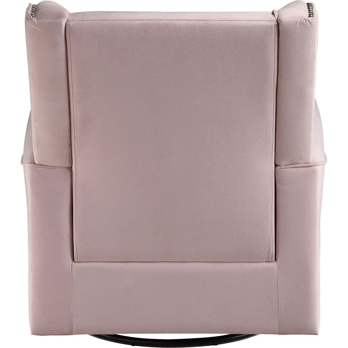 Tamaki Swivel Chair w/Glider, Pink Fabric