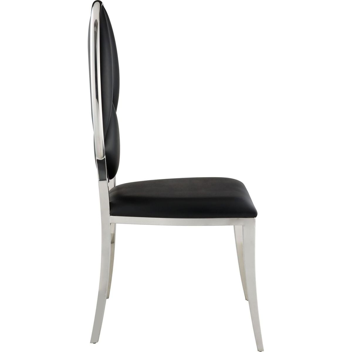 Cyrene Side Chair (Set-2) in Black