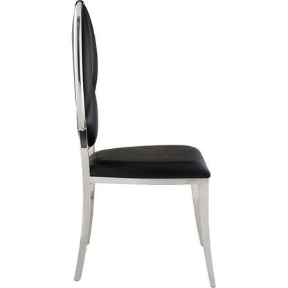 Cyrene Side Chair (Set-2) in Black