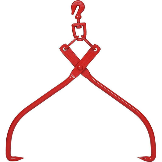 32in - Log Lifting Tongs Heavy Duty Grapple Timber Claw - Streamdale Furniture