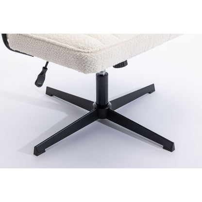 Armless Office Desk Chair No Wheels