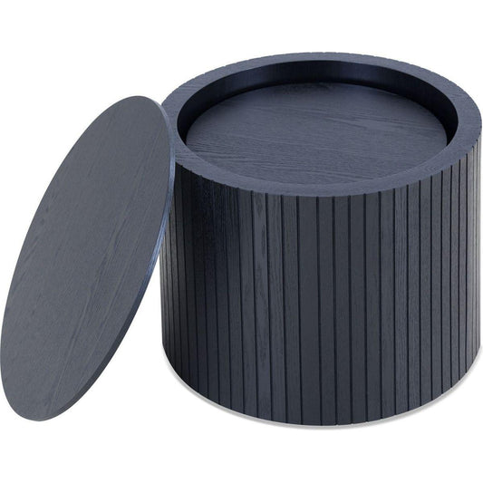 Nested table set 2 pieces, MDF coffee table set Living room/lounge area, black