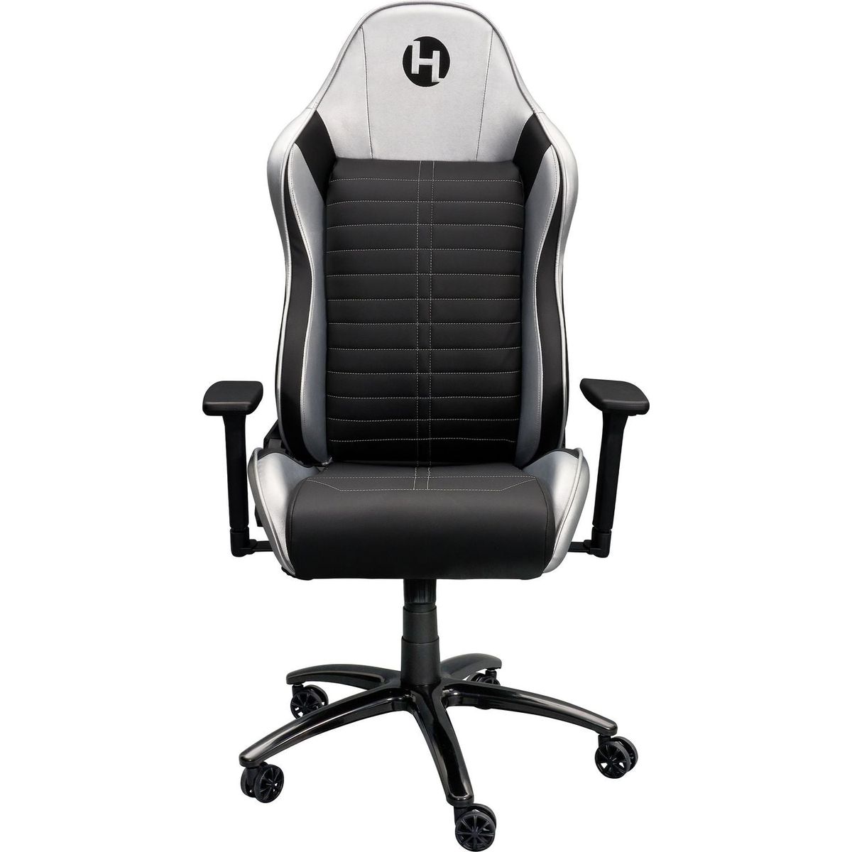 Techni Sport Ergonomic Racing Style Gaming Chair - Silver