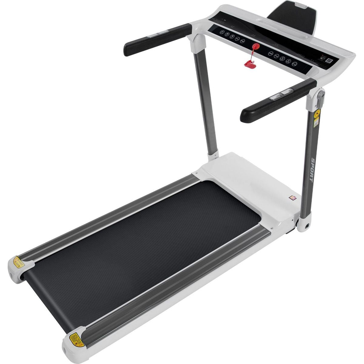 Portable Compact Treadmill;Electric Motorized 3.5HP;14KM/H;Medium Running Machine Motorised Gym 330lbs;Foldable for Home Gym Fitness Workout Jogging Walking;Bluetooth Speaker APP FITIME