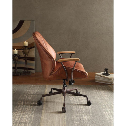 Hamilton Office Chair in Cocoa Top Grain Leather