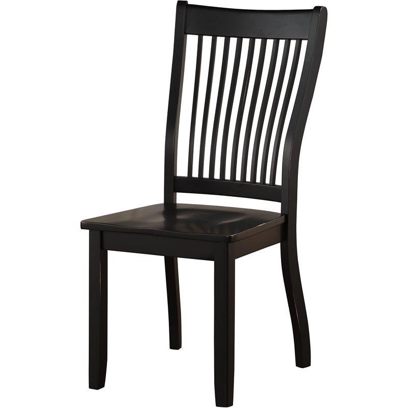 Renske Side Chair (Set-2) in Black