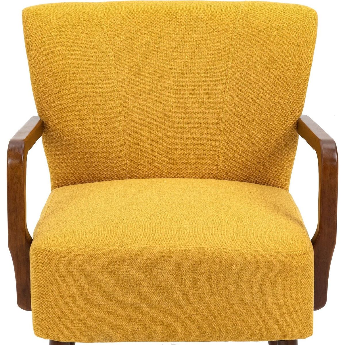 Wood Frame Armchair, Modern Accent Chair Lounge Chair for Living Room