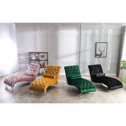 Leisure concubine sofa with acrylic feet