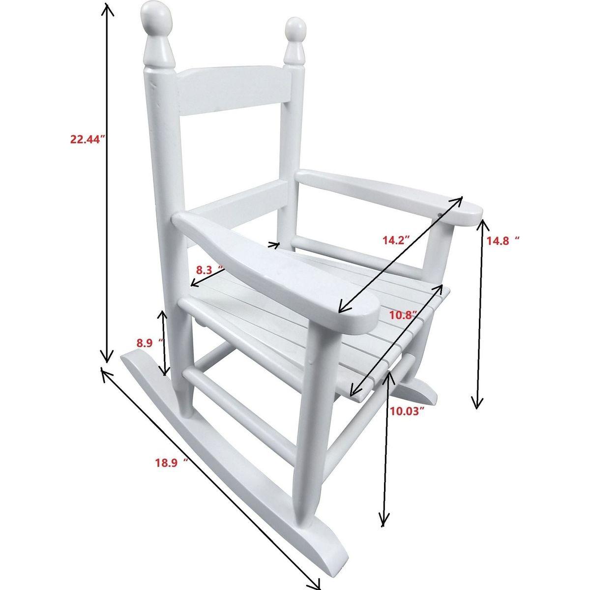 Children's rocking white chair- Indoor or Outdoor -Suitable for kids-Durable