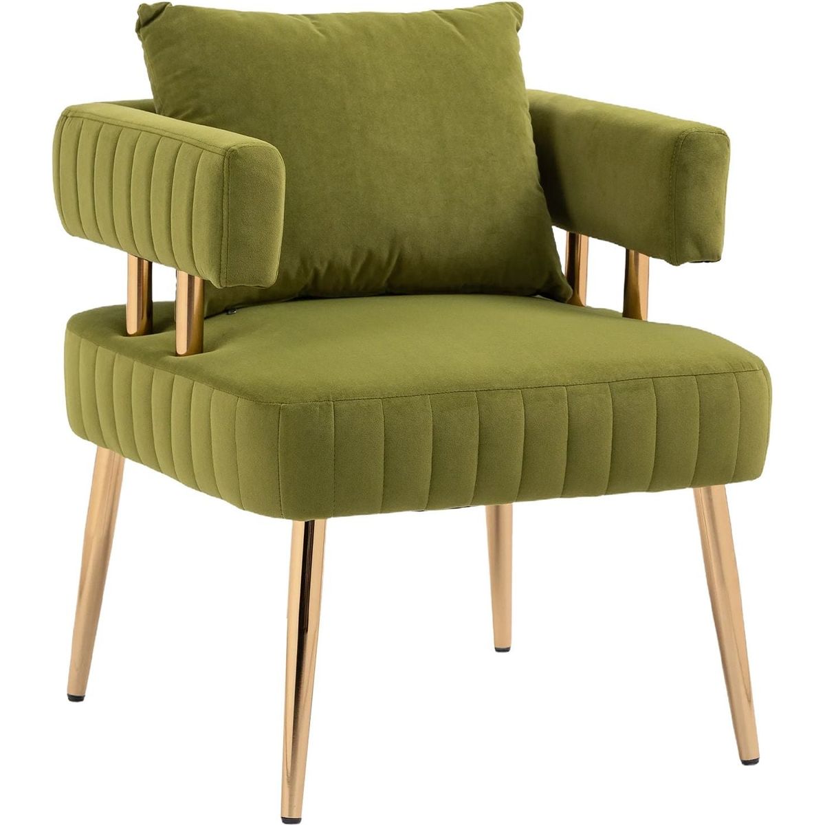 Accent Chair, leisure single chair with Golden feet