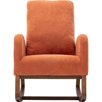 living room Comfortable rocking chair living room chair Orange