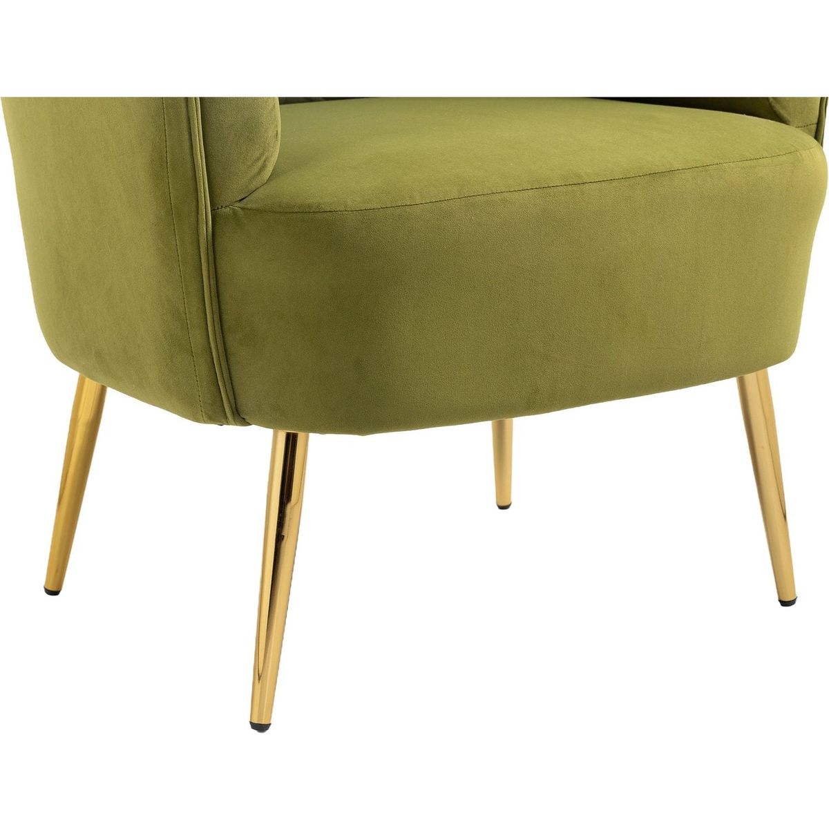 Accent Chair, leisure single chair with Golden feet