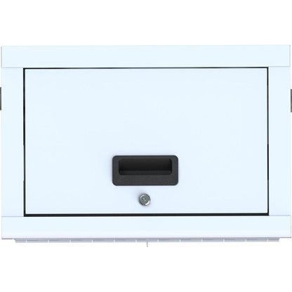 16 Bay Charging Cabinet for Laptop, Chromebook, Locking Charging Station-WHITE