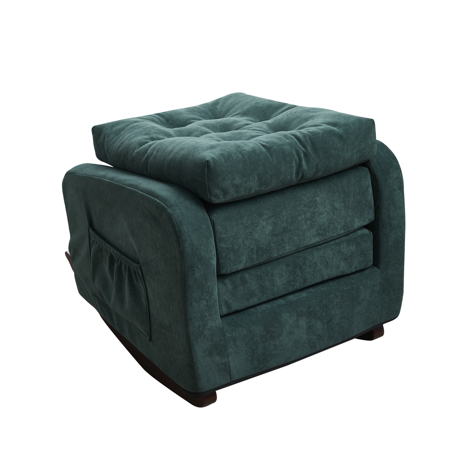 Accent chair TV Chair Living room Chair Lazy Recliner Comfortable Fabric Leisure Sofa, Modern High Back Armchair