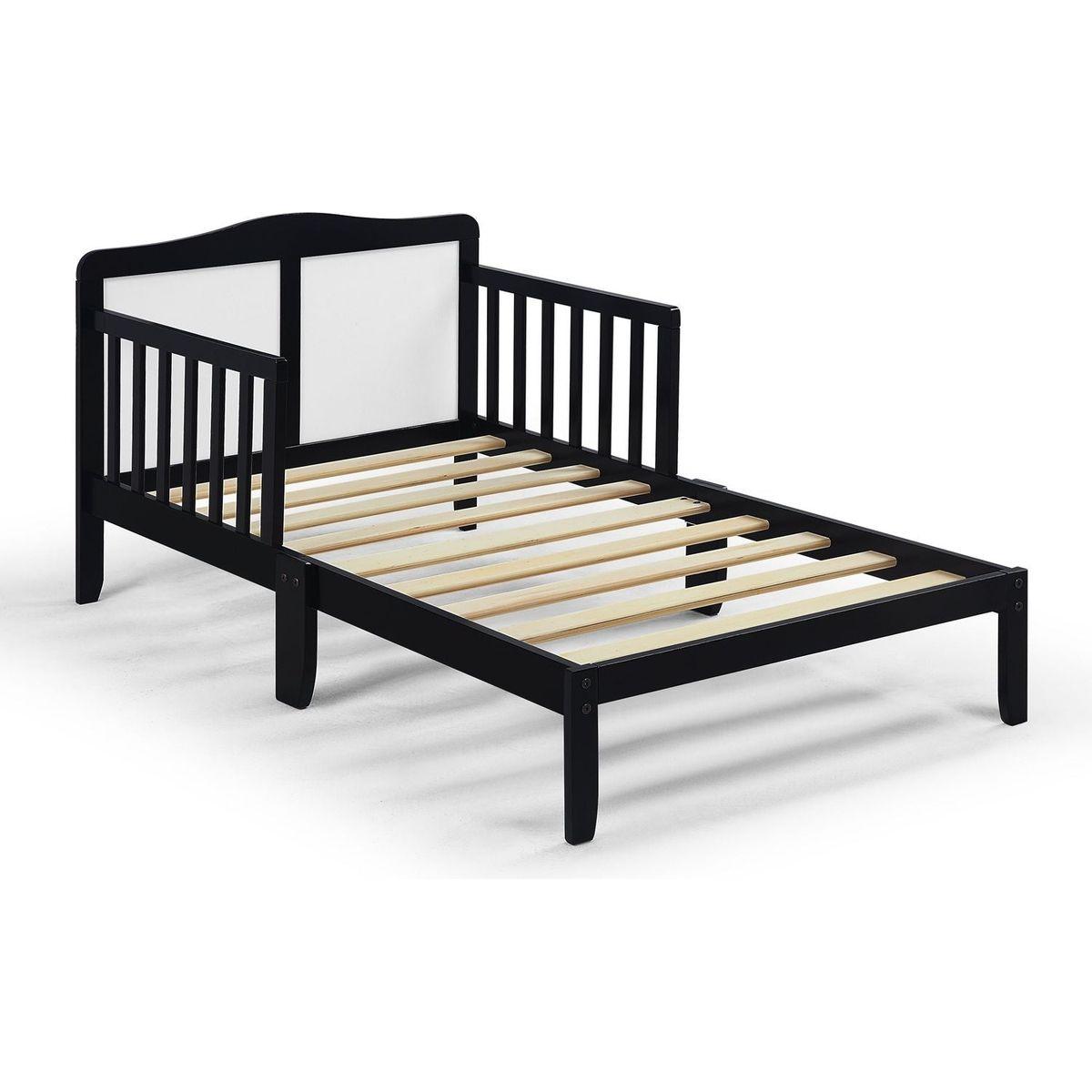 Birdie Toddler Bed Black/White