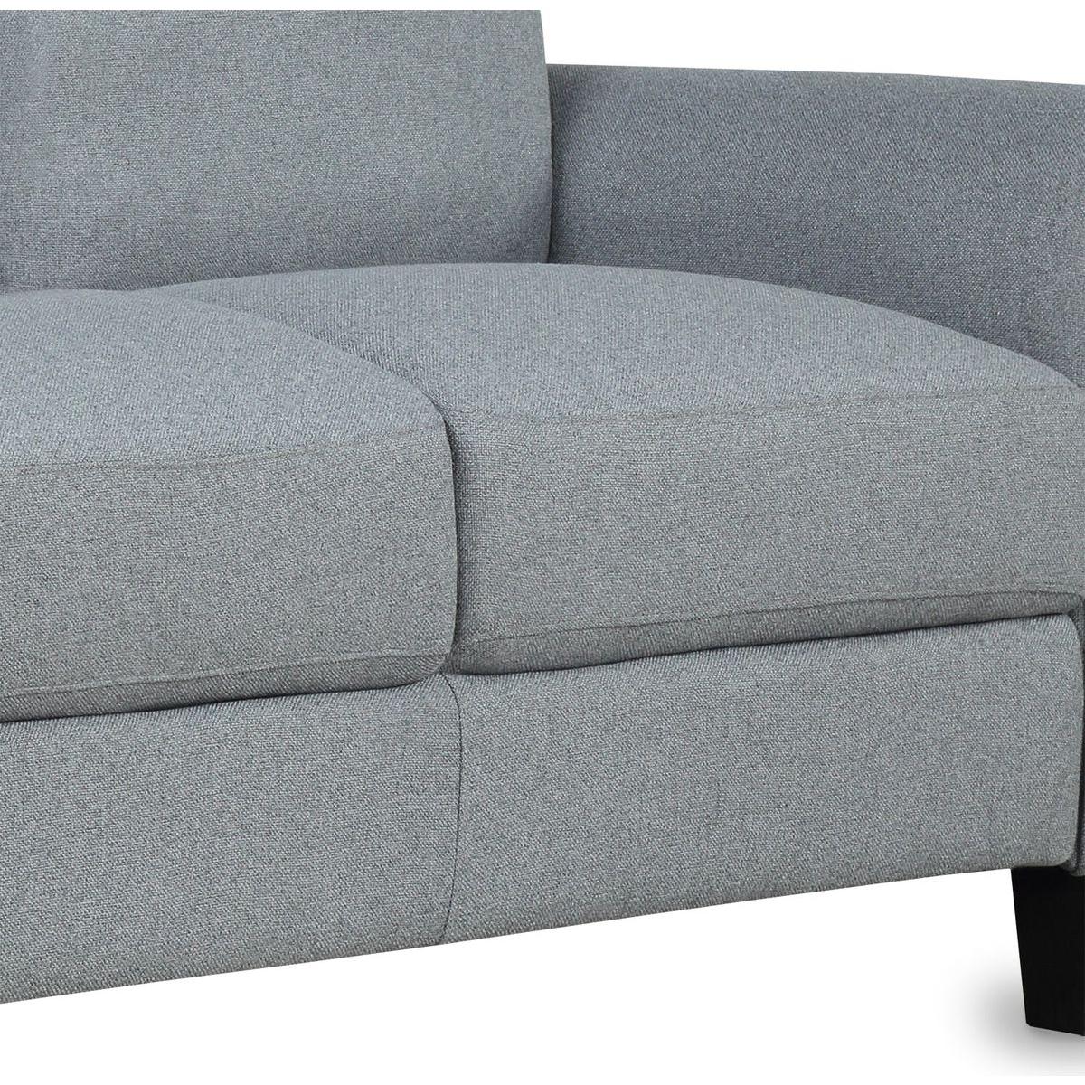 Living Room Furniture Love Seat Sofa Double Seat Sofa (Loveseat Chair)(Gray)